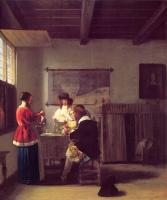 Pieter de Hooch - The Visit